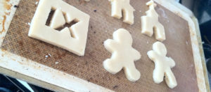 Photo of cookies in shape of 9marks logo and churches