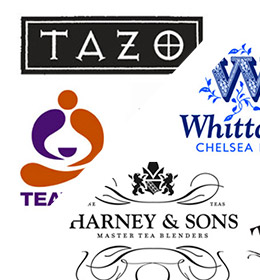 Various tea logos
