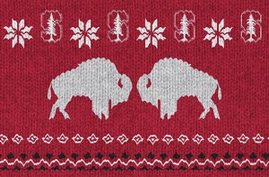Stanford and Bison Christmas Sweater