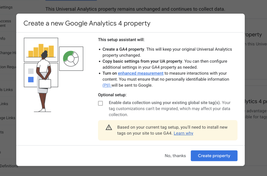 Google Analytics 4 Setup Wizard