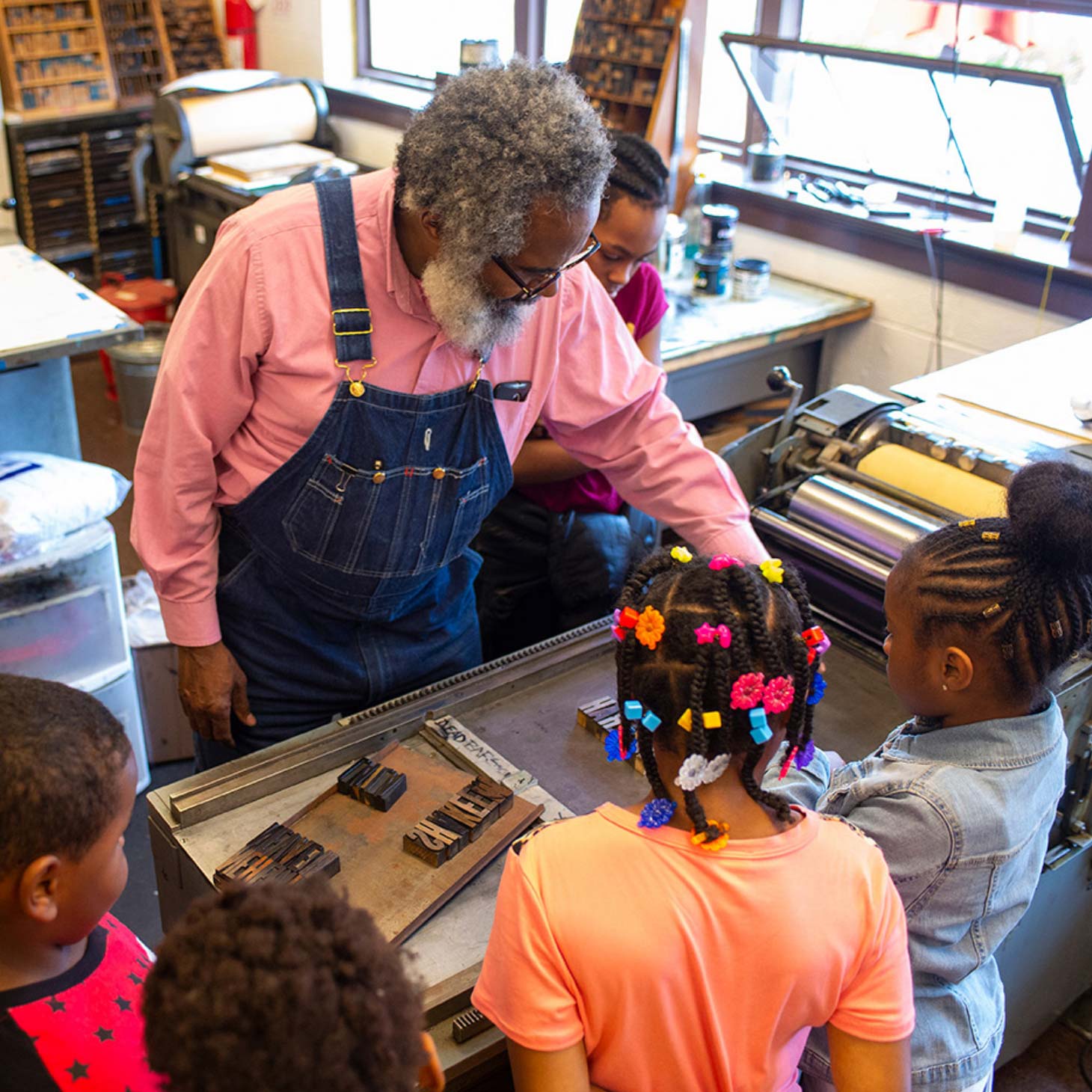 Community Letterpress Project - Amos Paul Kennedy.