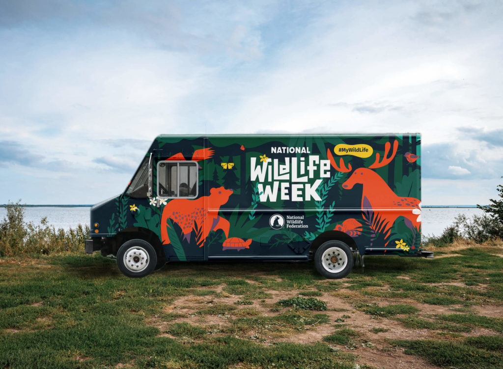 National Wildlife Federation Wildlife Week Truck Design.