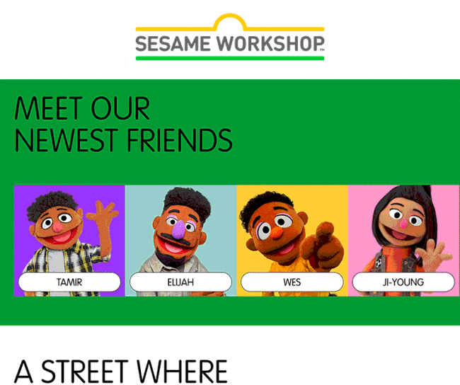 Sesame Workshop Animation