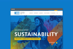 University of California Annual Report Website Design