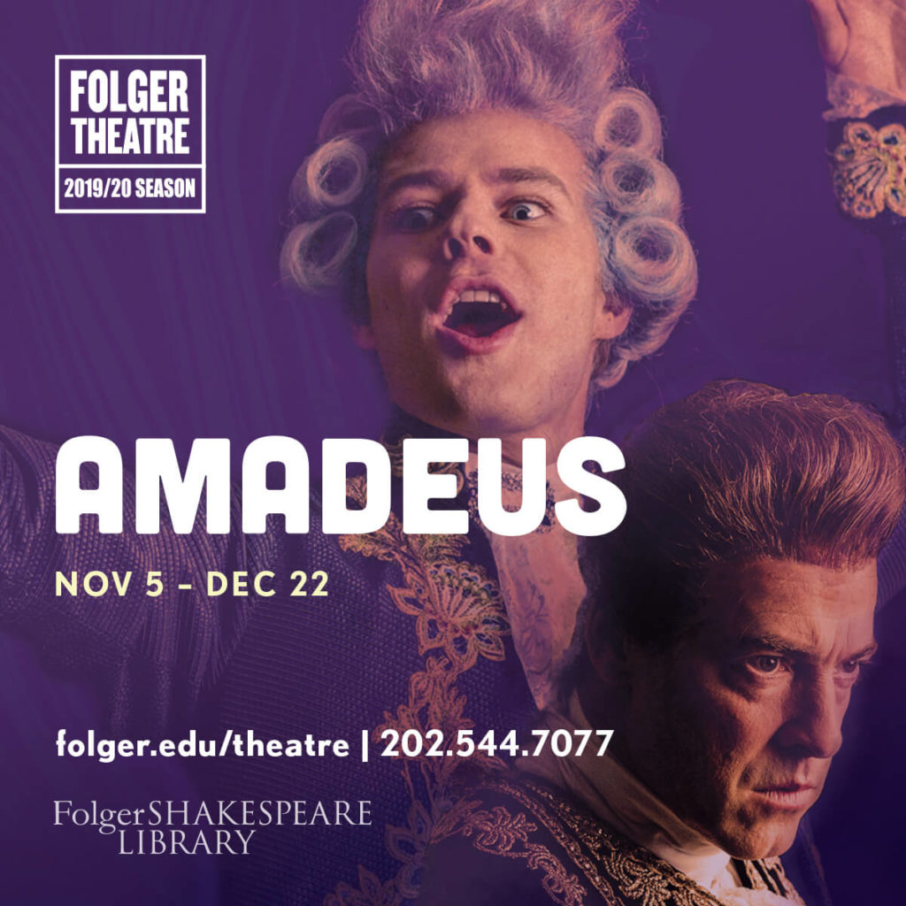 Post production ad created for Amadeus using photography taken during show.