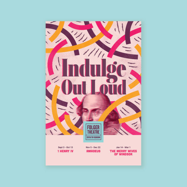Artwork concept for Indulge Out Loud not selected by the client