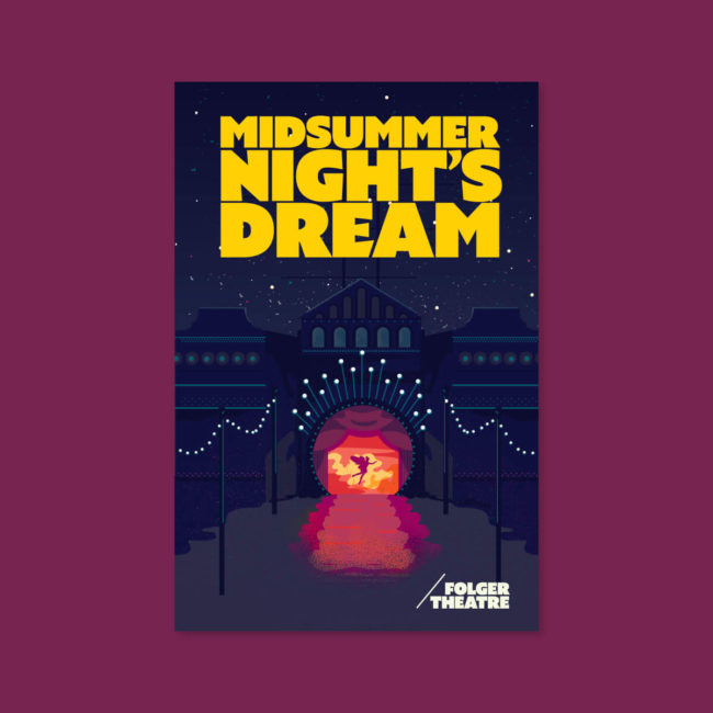 Midsummer Night's Dream theme illustration/artwork