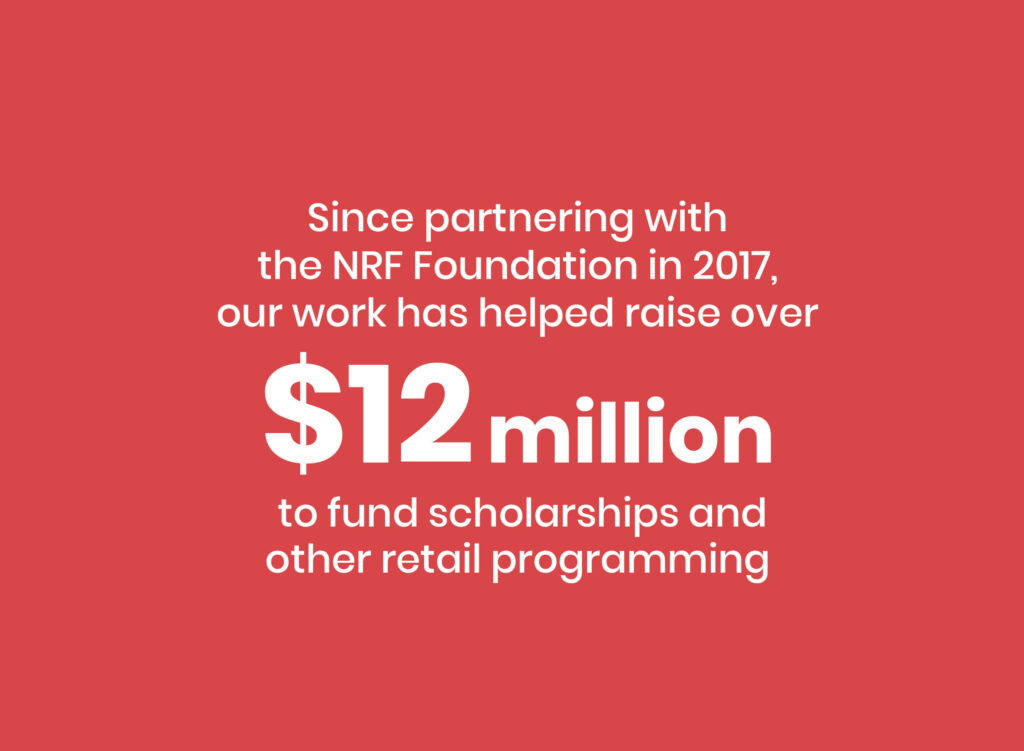 Partnership stats - ob9 has helped NRF raise $12 million since 2017