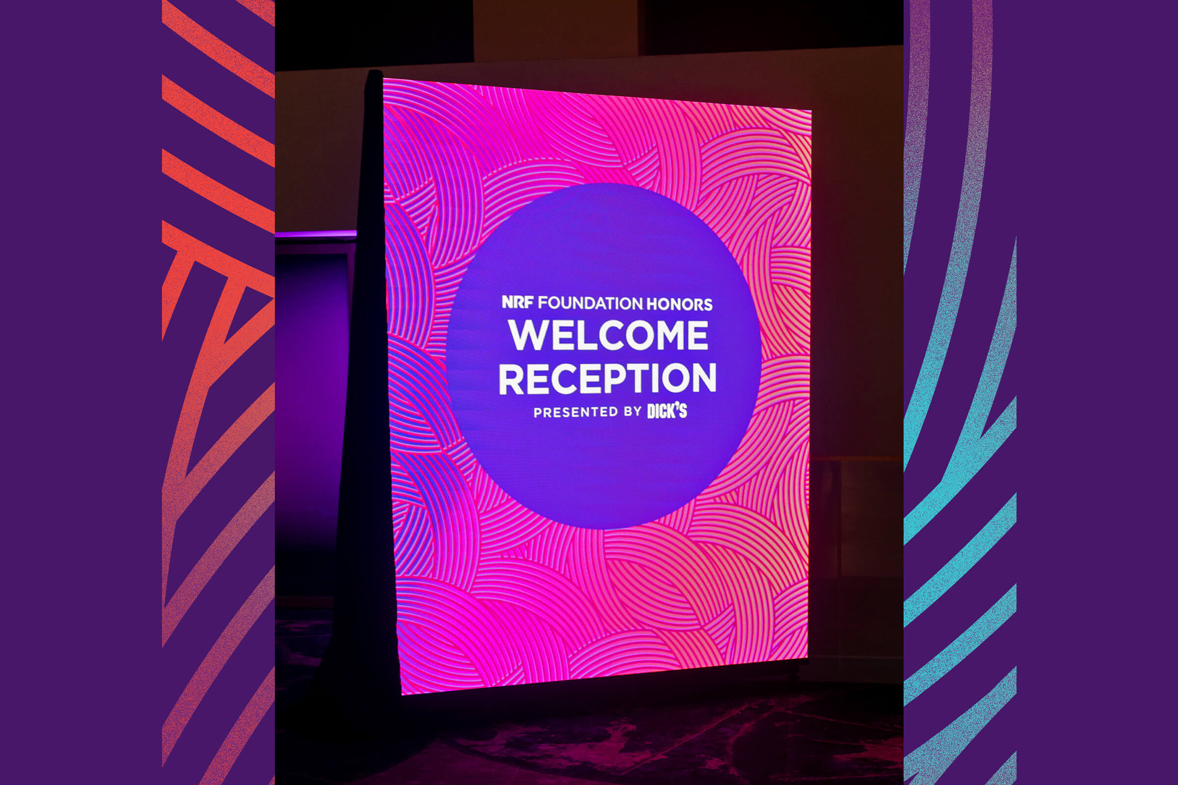 2024 Honors Welcome Reception light box