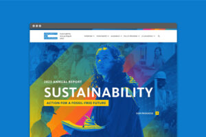 University of California Annual Report Website Design