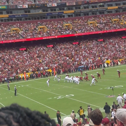 Cardinals at the Commanders FedEx field