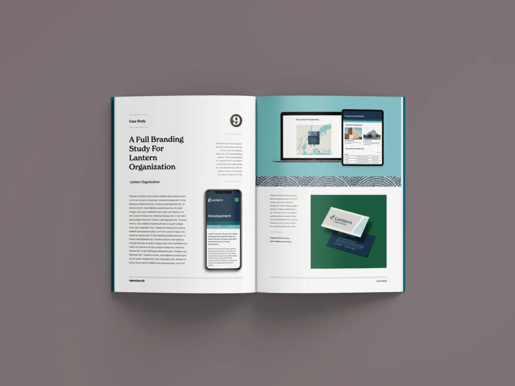 Nonprofit branding example: Lantern